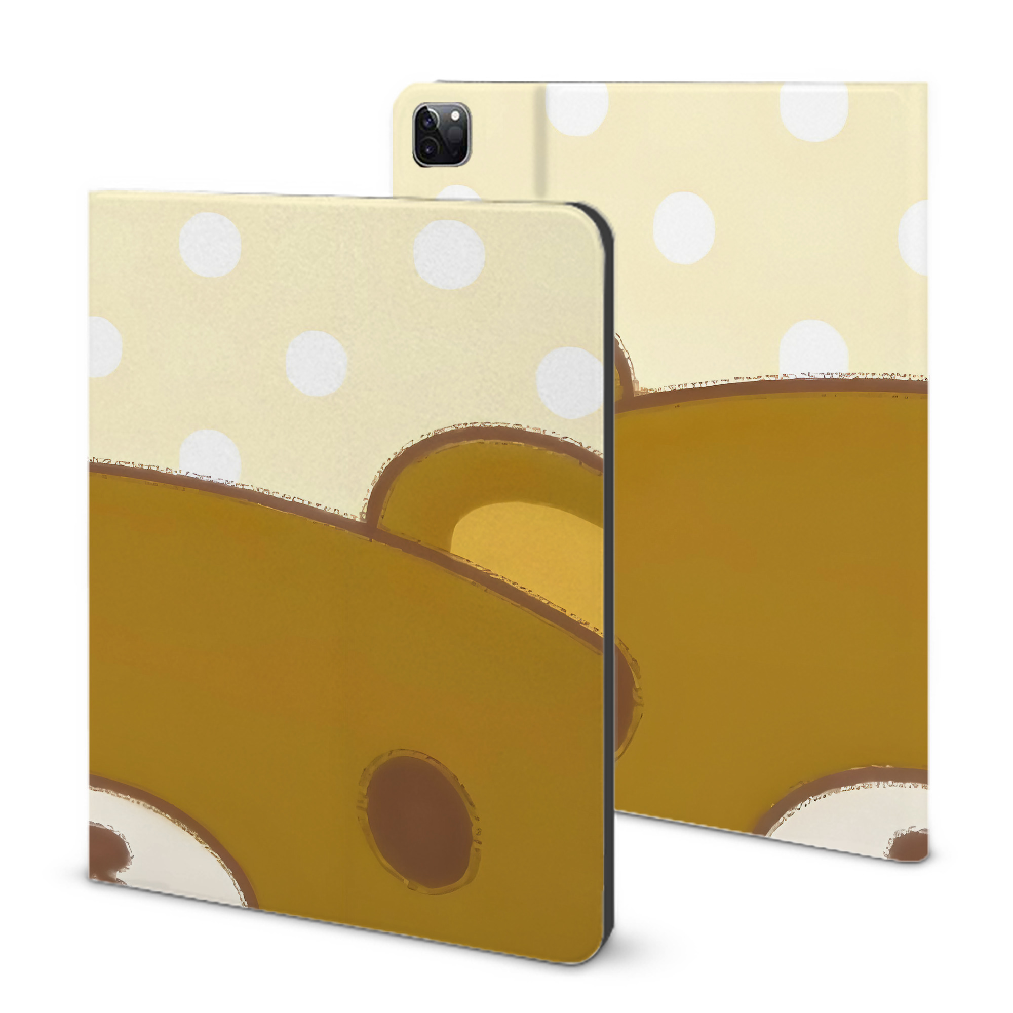 （画像用） リラックマ リラックマ キイロイトリ Rilakkuma Korilakkuma Kiiroitori IPad ケース ブック型 PUレザー TPU 耐衝撃 軽量 薄型 ペン収納なし 全面保護 IPad 各モデル対応